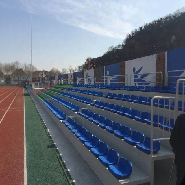 metal steel  bleachers for football field