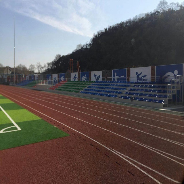 metal steel  bleachers for football field