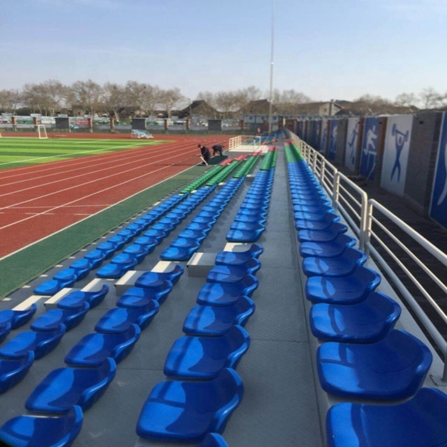 metal steel  bleachers for football field