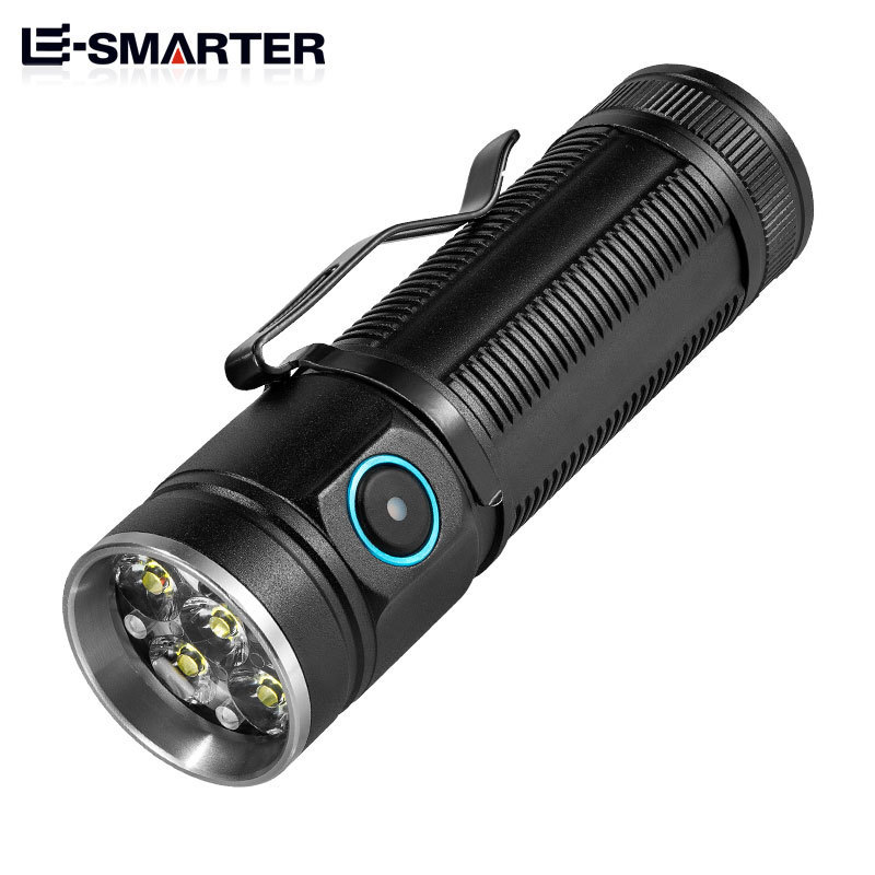 Super Bright Small Edc Magnetic Work Light Portable Rechargeable Aluminum Mini Pen High Power Linterna Led Flashlight With Clip