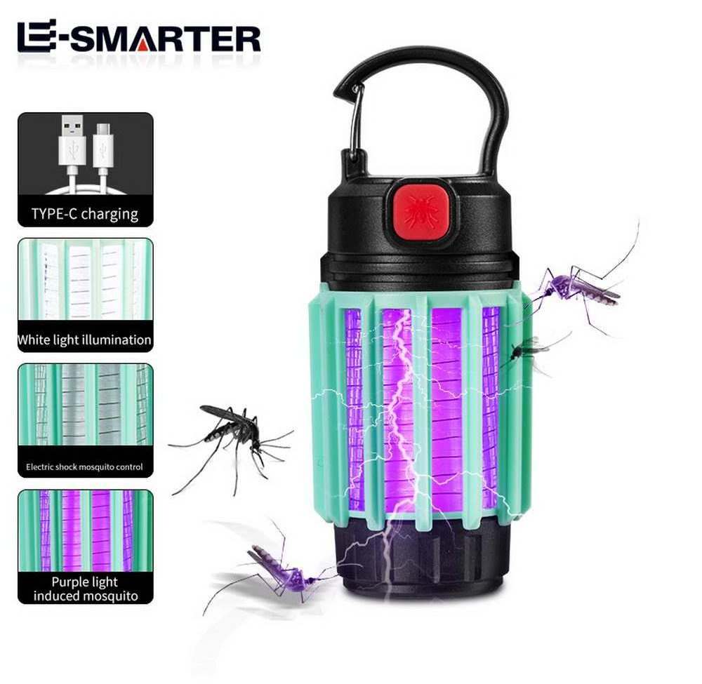 Light-Attracting Physical Noise-Free Comfortable Insect Control Solar Kids Lantern Camping Light