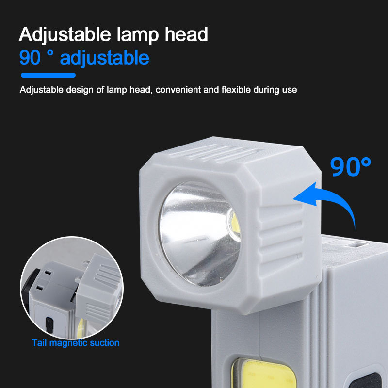 Usb Rechargeable Portable Powerful Cob Motion Sensor Camping Flashlight Outdoor Light Led Headlamps