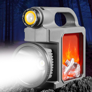 Aluminum Alloy Rechargeable Ip65 P70/Cob 6000 Mah Atmosphere Led Spotlight Hunting 10000 Lumens Flashlight