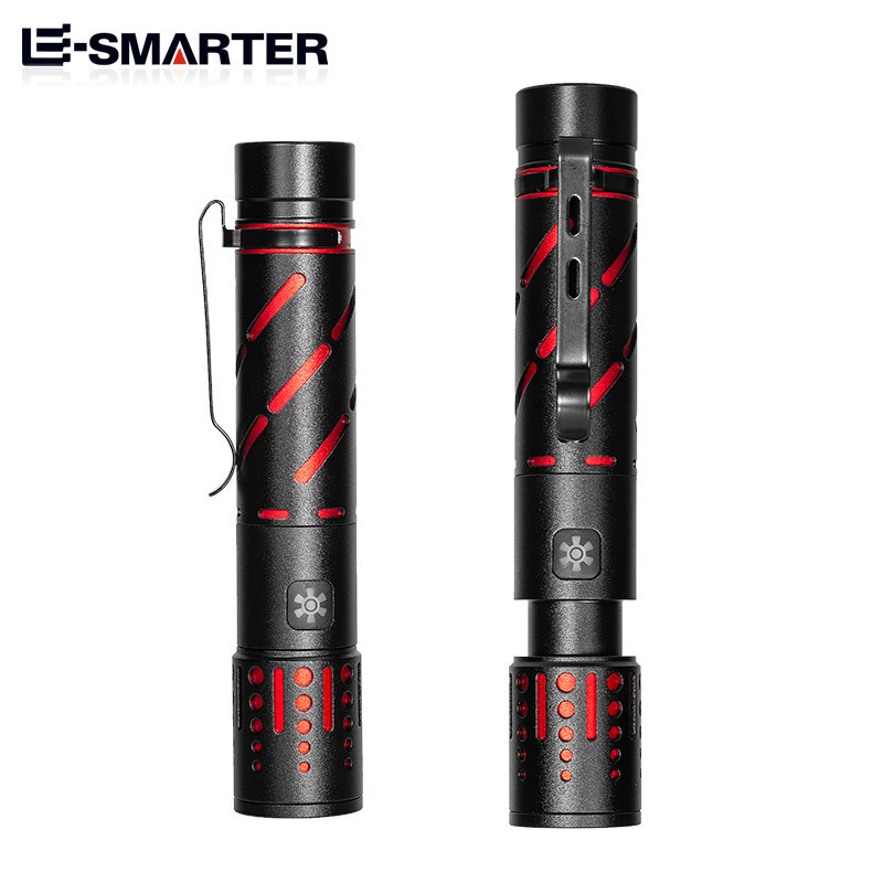 Strong Light High-Power Rechargeable Zoom Aluminum Alloy Camping Waterproof Powerful Mini Led Torch Flashlights