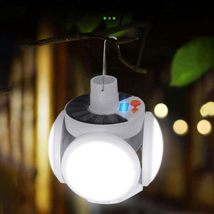 Outdoor Led Solar Tent Light Bulb Rechargeable Multifunctional Lantern Small Hanging Lamps Camping Lighting Emergency Light