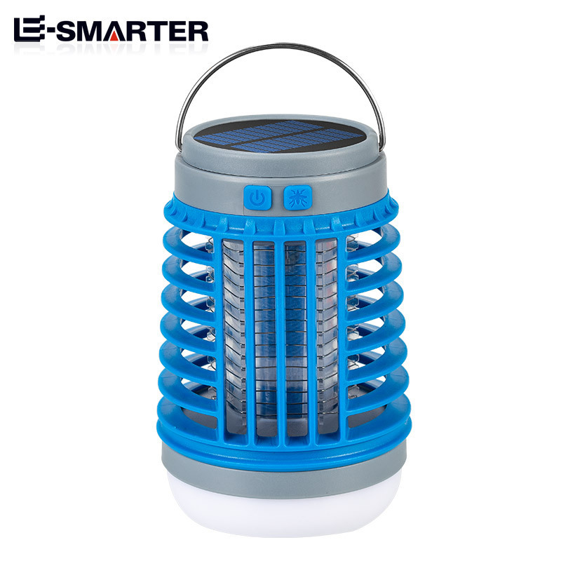 Waterproof Solar Power Uv Pest Control Lamp insect traps bulb repellent Portable Light Electric Bug Zapper mosquito