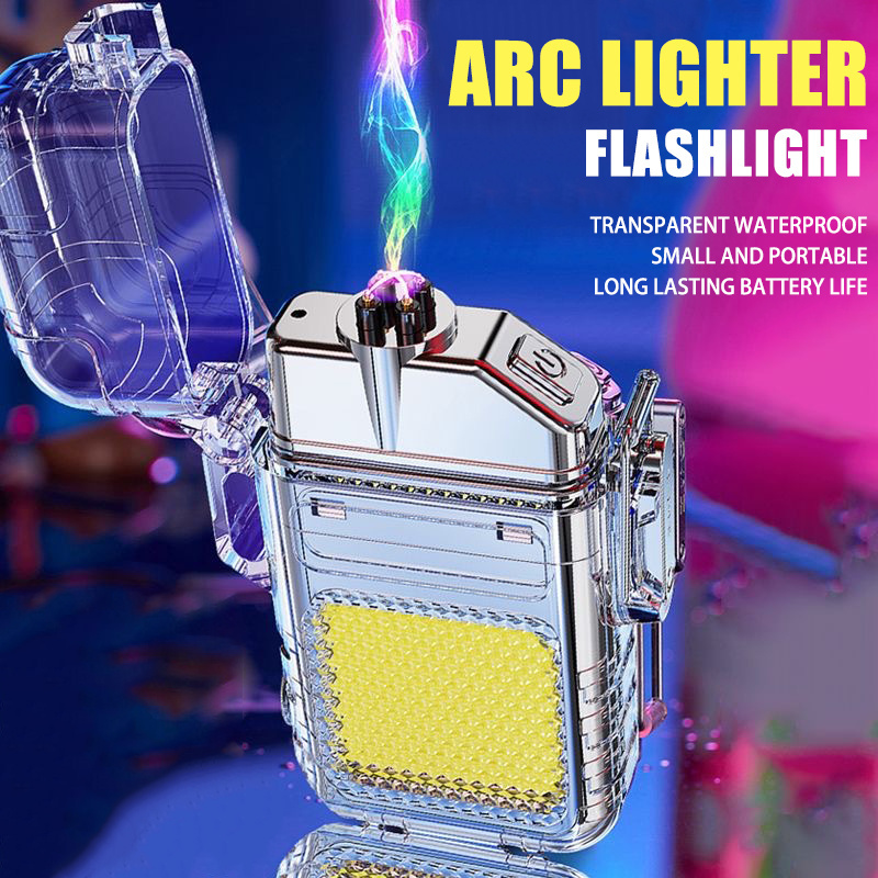 Dual Arc Usb Rechargeable Plasma Windproof Flameless Logo Custom Primo Laser Electric Lighter