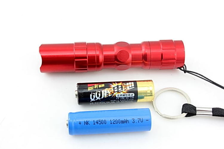 Promotional Cheap Led Keychain Ultra Bright Packing Custom Logo Mini Flashlight With Gift Box