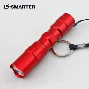 Promotional Cheap Led Keychain Ultra Bright Packing Custom Logo Mini Flashlight With Gift Box