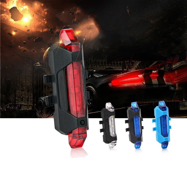 Factory Price Rechargeable Safety Bike Rear Trailer Tail Light Bicycle Wheel Valve Cap Led Flashing Cycling Flashing Tire Light