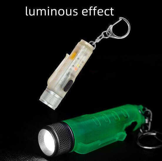 Multifunction Portable Usb C Led Lamp Uv Light Cob Rechargeable Keychain Mini Flashlight With Magnet Camping