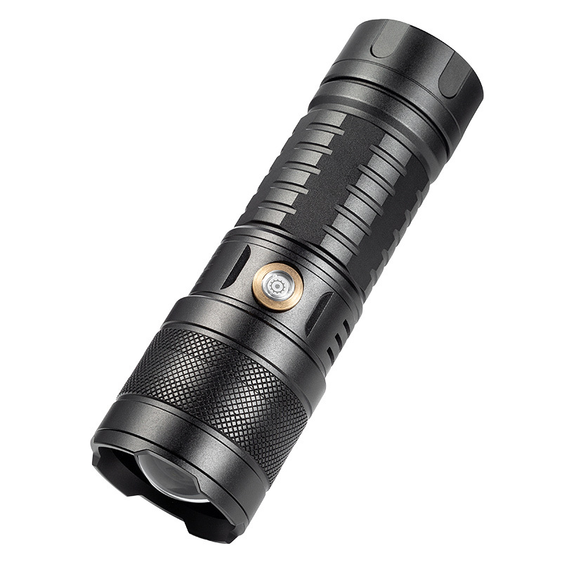 Long Range Powerful Linternas Led 100000 Luminens Alta Potencia Zoomable Industrial Long Fire Flashlight