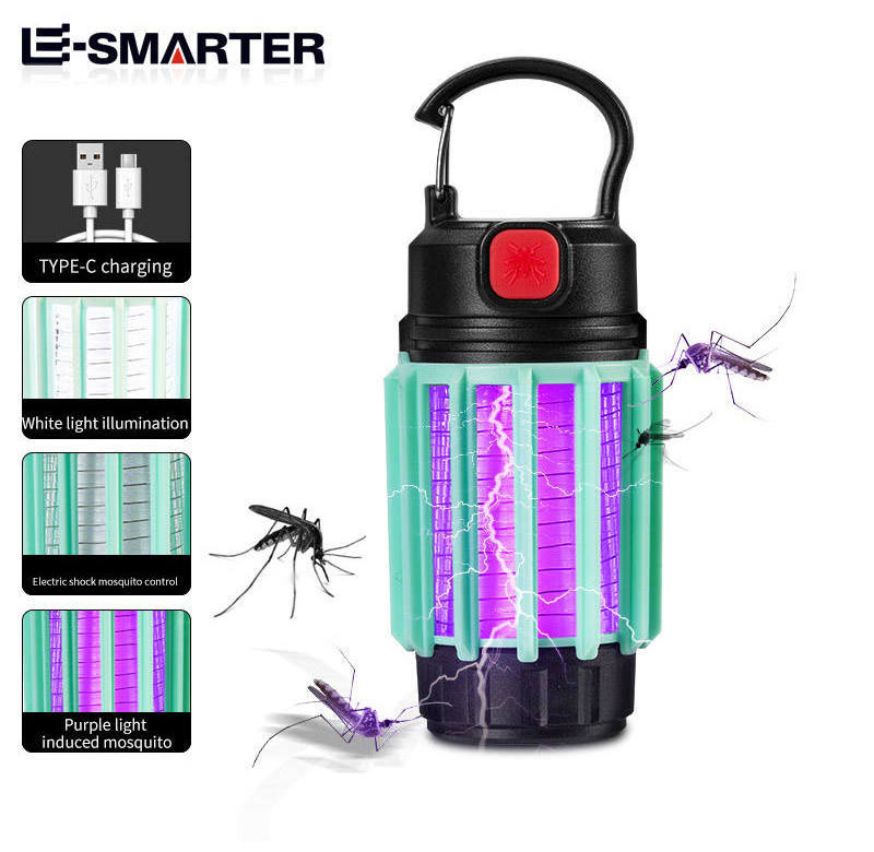 Oem Odm Electric Led Repellent Bug Zapper Insect Killer Outdoor Rechargeable Lampe De Solaire Camping Lights