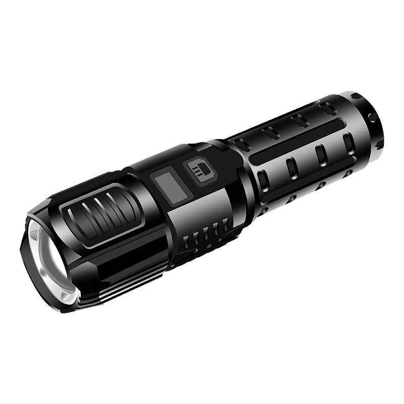 15000 Lumens 5000Mah Zoomable Rechargeable Camping Touch Light Torch Led Flashlight 90000 Lumens