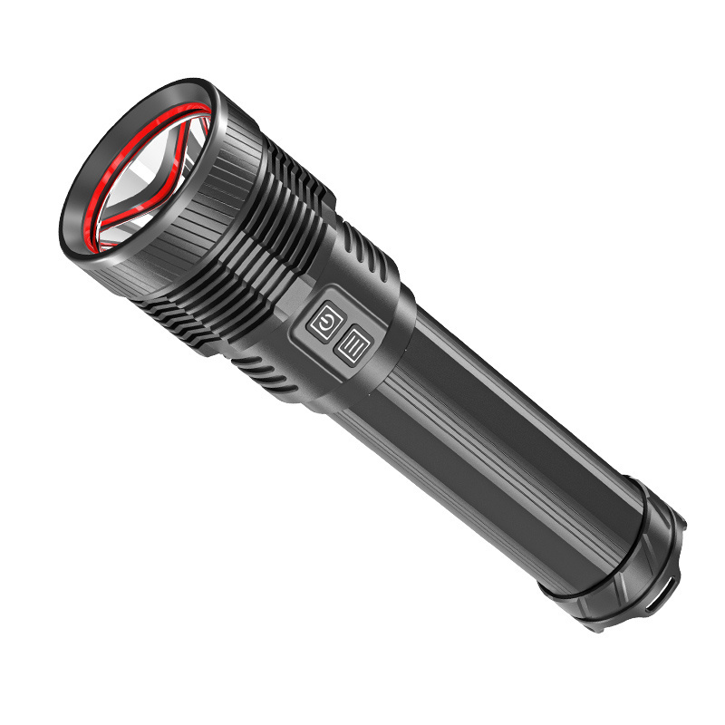 Wholesale High Quality Outdoor Ipx5 Waterproof Rechargeable Spotlight Emergency Long Range Convoy 10Km Diving Flashlight