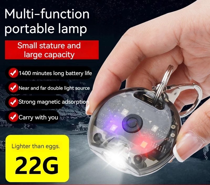 Portable Rechargeable Zoom Torch Lantern 3 Lighting Emergency Modes Lampe De Poche Linterna Mini Keychain Flashlight