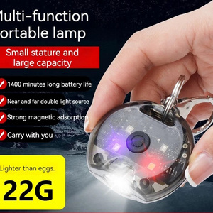 Portable Rechargeable Zoom Torch Lantern 3 Lighting Emergency Modes Lampe De Poche Linterna Mini Keychain Flashlight