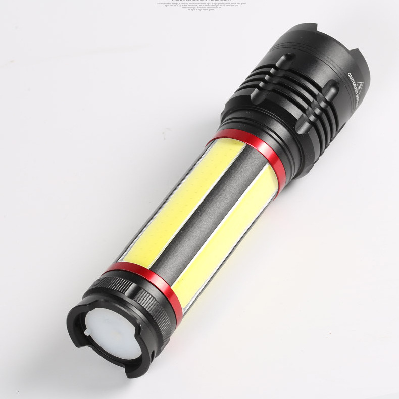 Xhp70 Strong Light Zoomable Built-In Battery Usb Charging Cob High Power Long Beam Led Lampe Frontale Flashlight