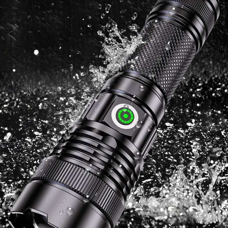 Camping Linterna Torch Light Zoomable 5 Modes Waterproof Xhp90 Xhp70 Mini Flashlight