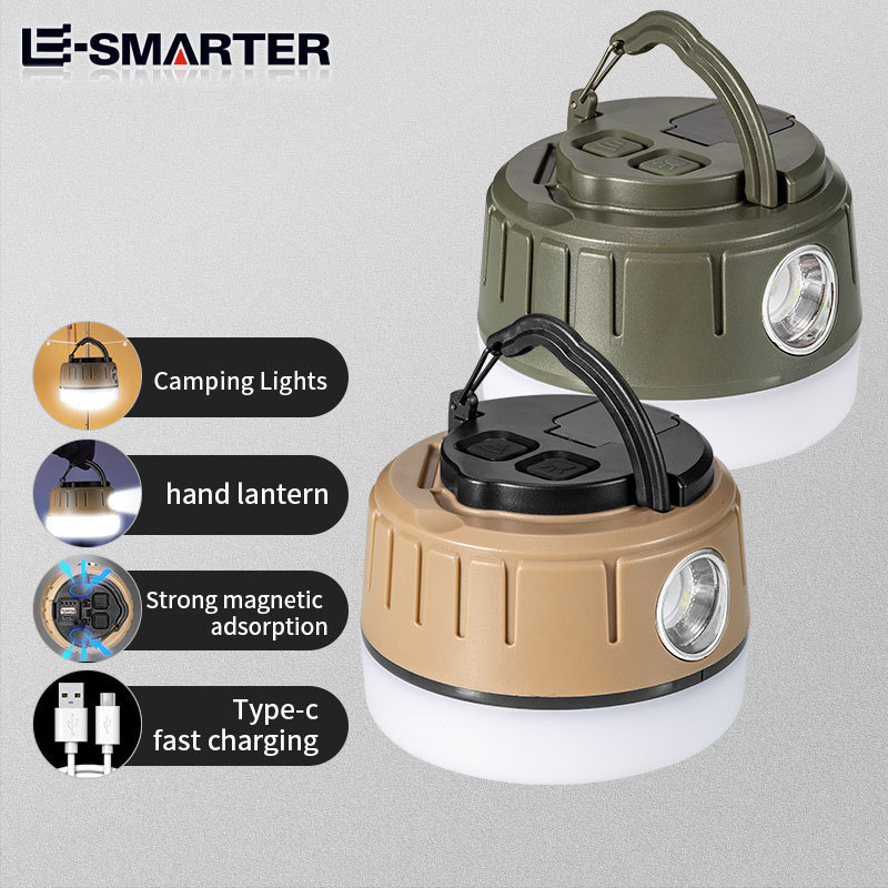 Wholesale Multi-Functional Battery 1200Mah Lampe De Solaires Lantern Outdoor Lighting Waterproof Rechargeable Camping Lamp