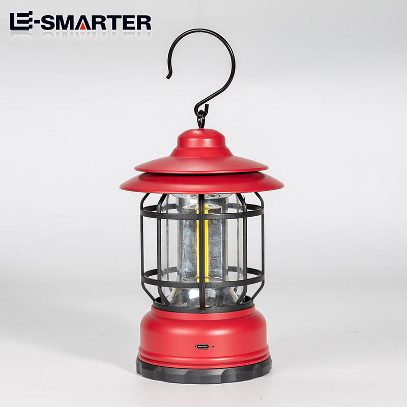 Multifunctional Portable Hanging Tent Night Battery Operated Retro Vintage Lantern Led Camping Lamp