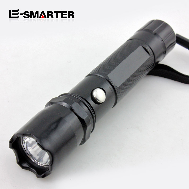 3 Mode Dc Input High Power Super Bright Aluminum Detector Uv Handle Torch Light Led Flashlight With Compass