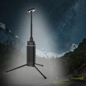 Top Ranking Portable Outdoor Solar Emergency Led Rechargeable Folding Lamp Pole Camping Lantern For Hiking