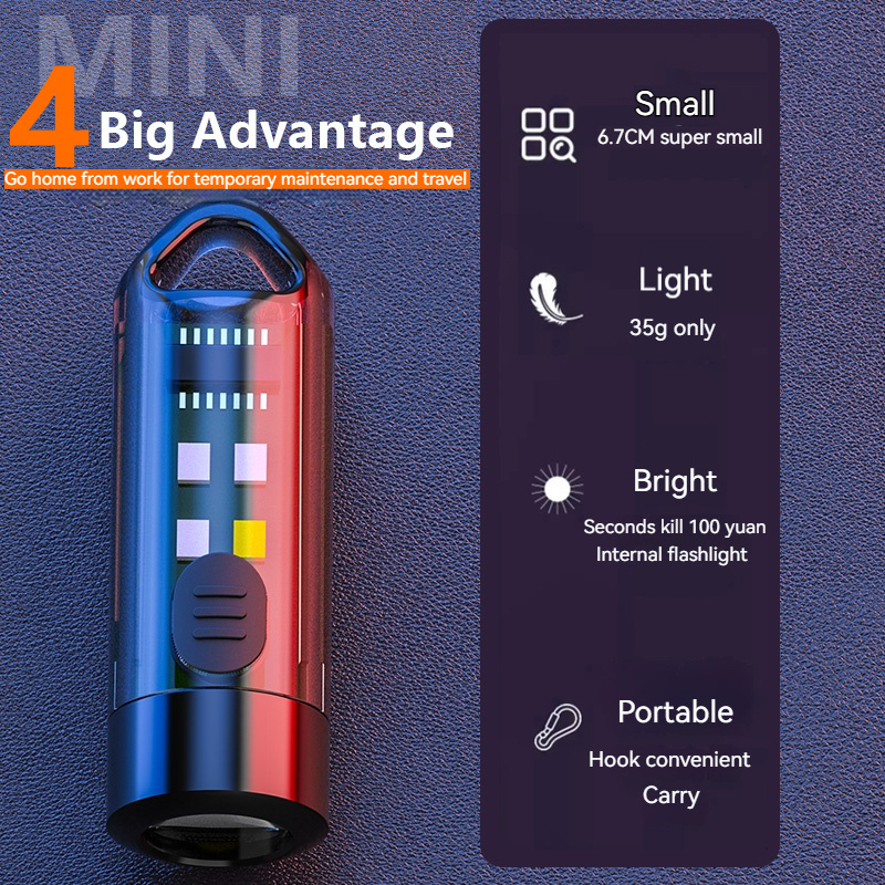 Super Bright Torch Rechargeable Portable Hunting Lampe De Poche Taschenlampe Mini Keychain Linternas Flashlight