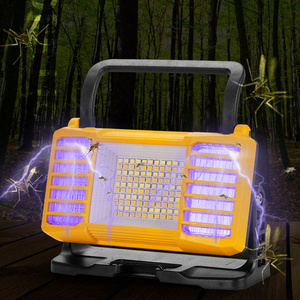 Electric Outdoor Fly Bug Zapper Aluminum Solar Insect Light Trap Mosquito Killer Lamp