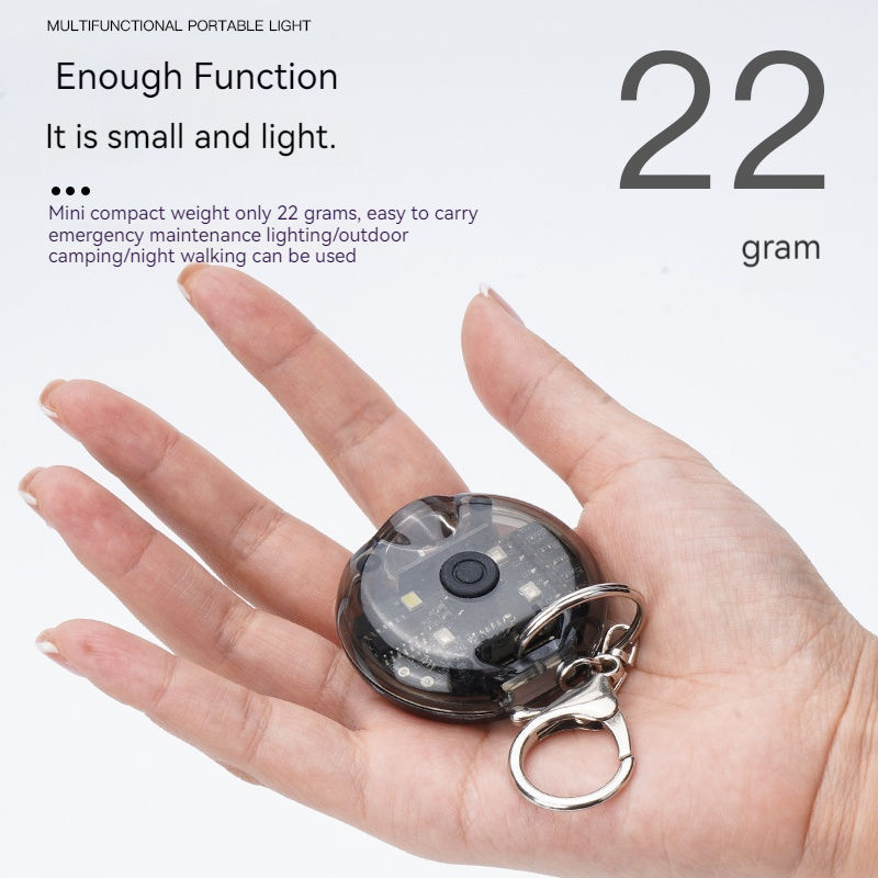 Portable Rechargeable Zoom Torch Lantern 3 Lighting Emergency Modes Lampe De Poche Linterna Mini Keychain Flashlight