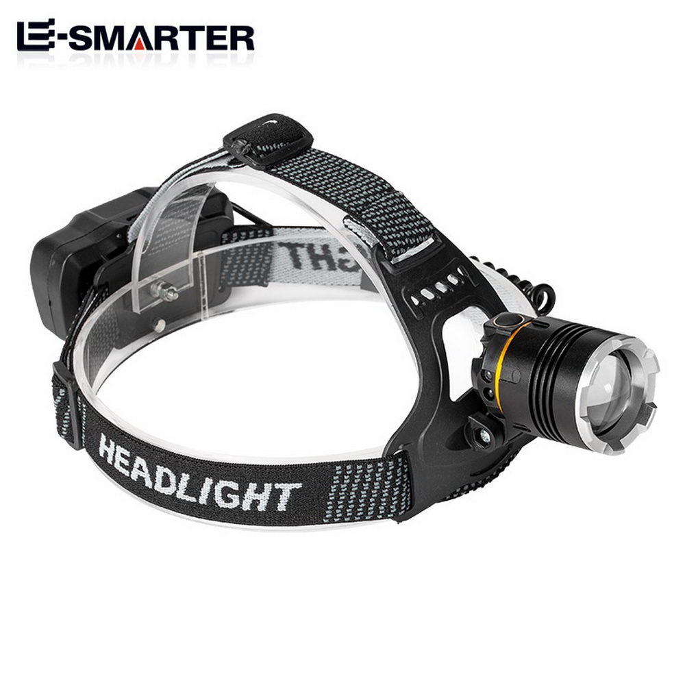 Super Brightness Powerful Rechargeable Aluminum Zoom P70 Camping Searching Head Lamp Headlamps Flashlight