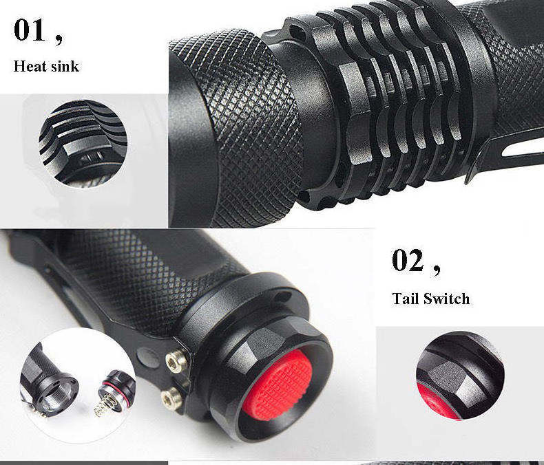 Xhp50 Super Bright 5 Modes Zoomable Camping Head Light Torch Lamp Rechargeable Flashlight With Usb