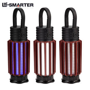 Outdoor Bug Zapper Trap Killer Led Fly Pest Control Waterproof Insect Traps Bulb Electric Mosquito Killer Camping Lamps