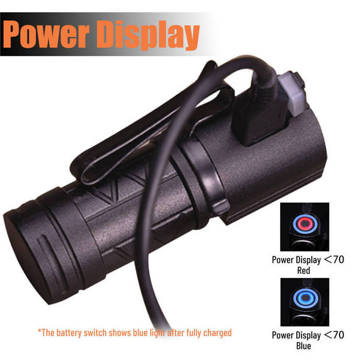 Aluminum Alloy Rechargeable Waterproof Headlight 550Lumen Xpg 16340 Flashlight Torch Mini Headlamp With Pen Holder