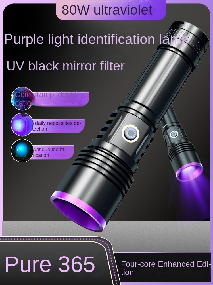 Portable 395Nm 9 Led Powerful Torch Pet Detectors 100 Ultraviolet Light 395Nm Led Uv Flashlight