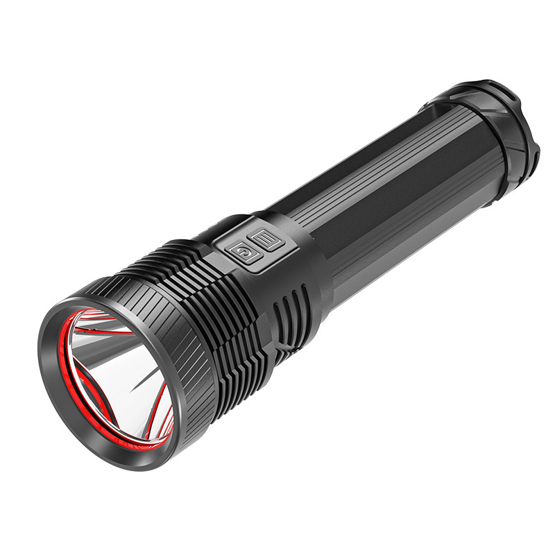 Wholesale High Quality Outdoor Ipx5 Waterproof Rechargeable Spotlight Emergency Long Range Convoy 10Km Diving Flashlight