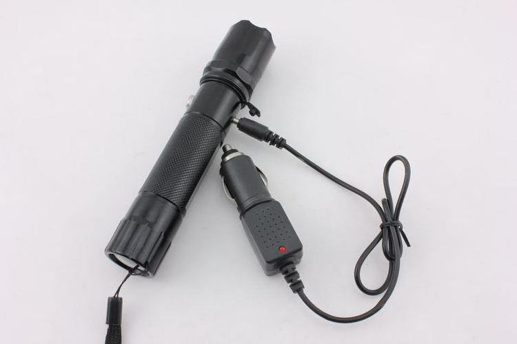 3 Mode Dc Input High Power Super Bright Aluminum Detector Uv Handle Torch Light Led Flashlight With Compass