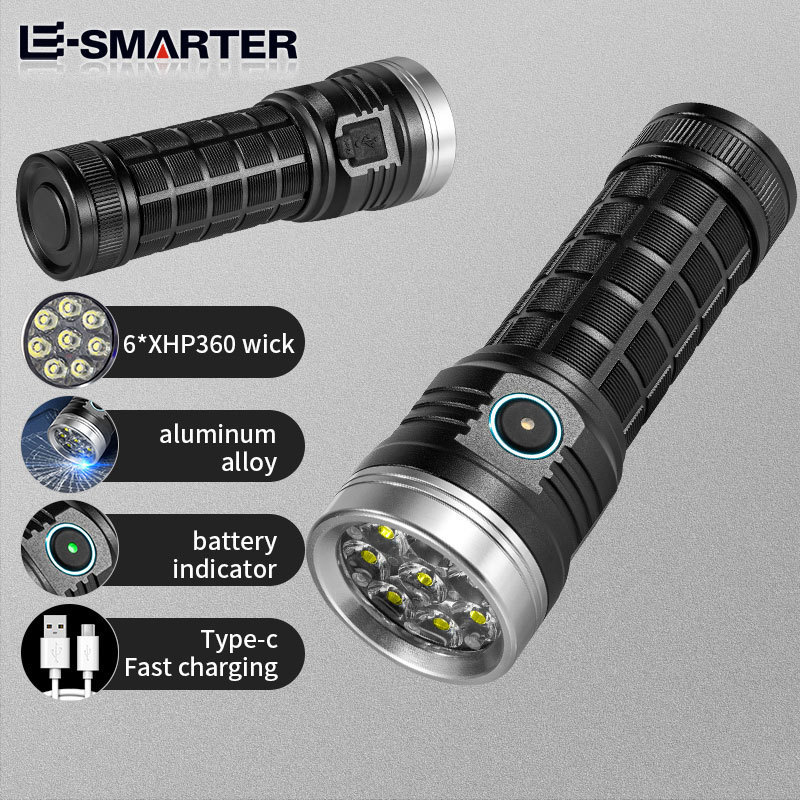 8LED 5Modes Ip68 Rechargeable Folding Work Light Cob Led Multifunctional Taschenlampe Linterna Flashlight