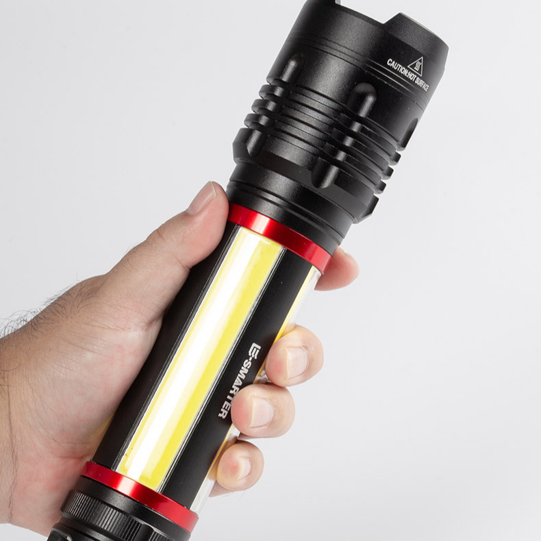 Xhp70 Strong Light Zoomable Built-In Battery Usb Charging Cob High Power Long Beam Led Lampe Frontale Flashlight