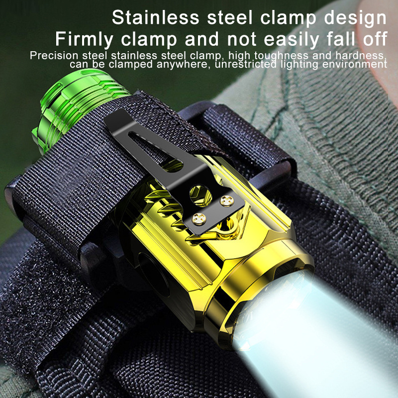 Linternas Taschenlampe Lampe De Poche Water Proof Camping Fishing Diving Laser Rechargeable Flashlight