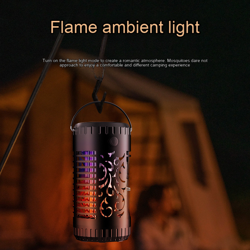 Customized New Models 395Nm Purple Light Multifunctional Function Solar Bug Zapper Electric Mosquito Killer Lamp