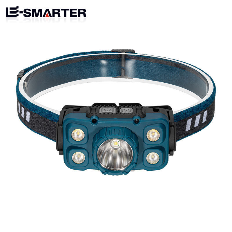 650Lumens Cob 270 Degrees Led Wide Beam Head Flashlight Headlight Rechargeable Camping Outdoor Motion Sensor Headlamp