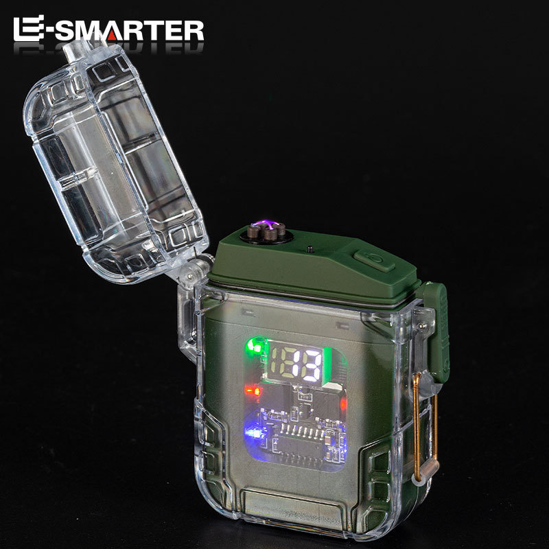 High-Quality Classic Cigarette Rechargeable Type-C Charging 3 Lighting Modes Multifunctional Cigar Torch Custom Lighter