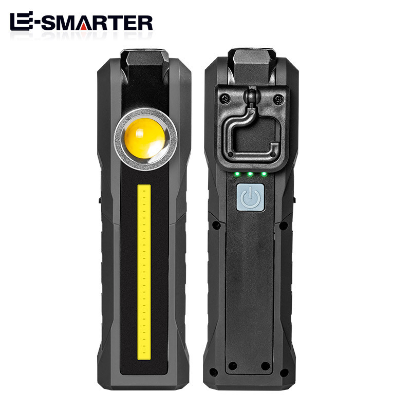 Flashlight Uv Inspection Handheld Hanging Emergency Lamp Magnetic Rechargeable Flexible Inspection Work Light