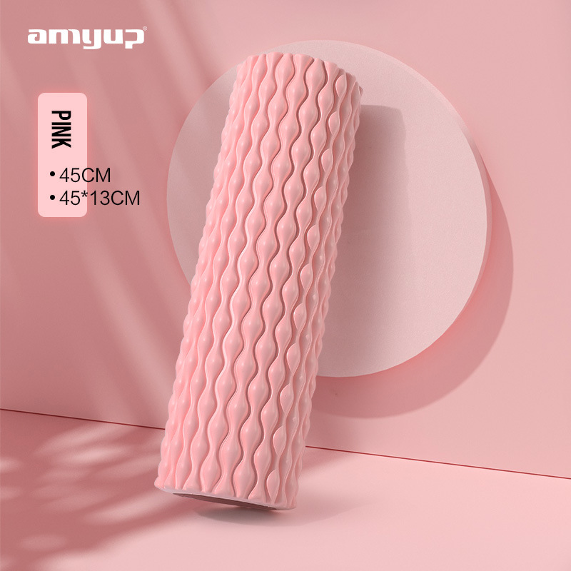 Amyup Newest Household Portable water-drop shape EVA massage roller customized logo yoga roll wholesale foam roller muscl roller