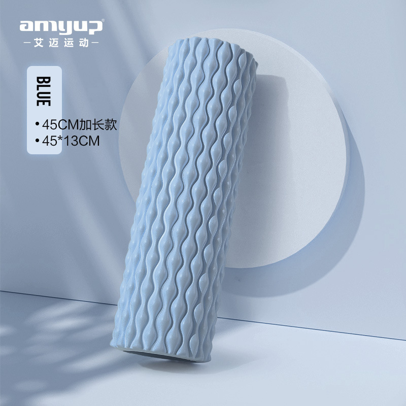 Amyup Newest Household Portable water-drop shape EVA massage roller customized logo yoga roll wholesale foam roller muscl roller