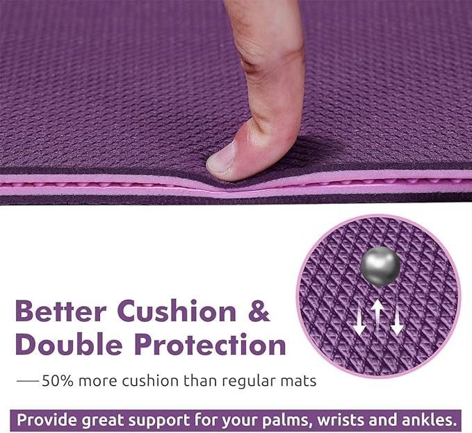 Amyup personalized yoga mat with logo sky touch yoga mat tpe material for yoga mats