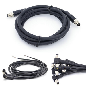 IP67 IP68 Waterproof Circular Female Male M8 M12 M16 2Pin 3Pin 4Pin 5Pin 6Pin 8Pin 12Pin 17Pin Cable Connector