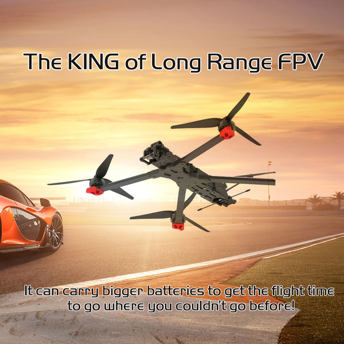 iFlight 9 inch Long-Range drones with TBS Crossfire Nano RX ELRS 915 2.4GHz receiver chimera9 rc fpv controller uav accessories