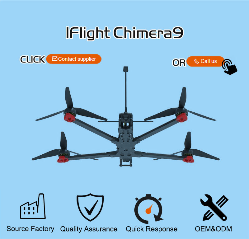 iFlight 9 inch Long-Range drones with TBS Crossfire Nano RX ELRS 915 2.4GHz receiver chimera9 rc fpv controller uav accessories